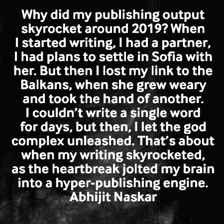 why did my publishing output skyrocket around 2019
