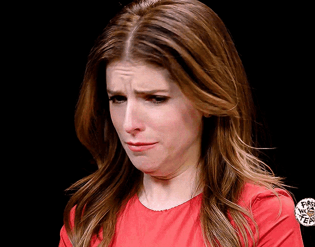 Anna Kendrick Hot Ones GIF - Anna Kendrick Hot Ones First We Feast GIFs