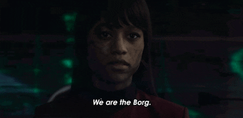 We Are The Borg Ensign Sidney La Forge GIF - We Are The Borg Ensign Sidney La Forge Star Trek Picard GIFs