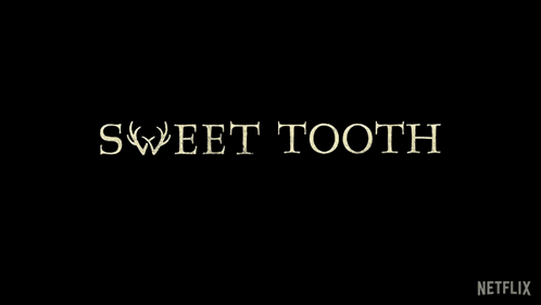 a logo for sweet tooth the final season is shown on a black background