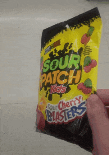 Sour Patch Kids Sour Cherry Blasters GIF - Sour Patch Kids Sour Cherry Blasters Candy GIFs