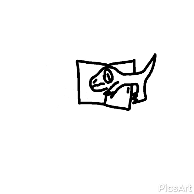 a black and white drawing of a dog doing a handstand on its back .