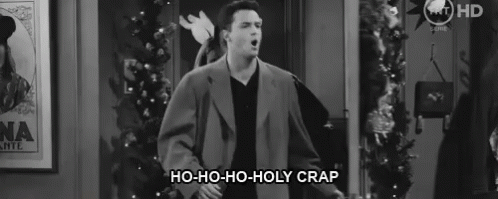 Holy Crap - Friends GIF - Holy Crap Friends Matthew Perry GIFs