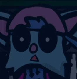 a close up of a cartoon character wearing sunglasses