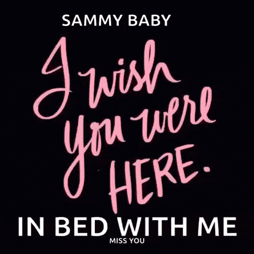 a poster for sammy baby 's album in bed with me