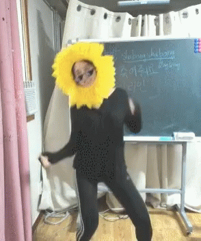 Shabang Shabang Sunflower GIF - Shabang Shabang Sunflower Dance GIFs