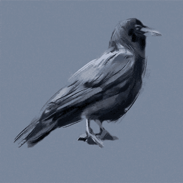 Raven Bird GIF - Raven Bird Animation GIFs