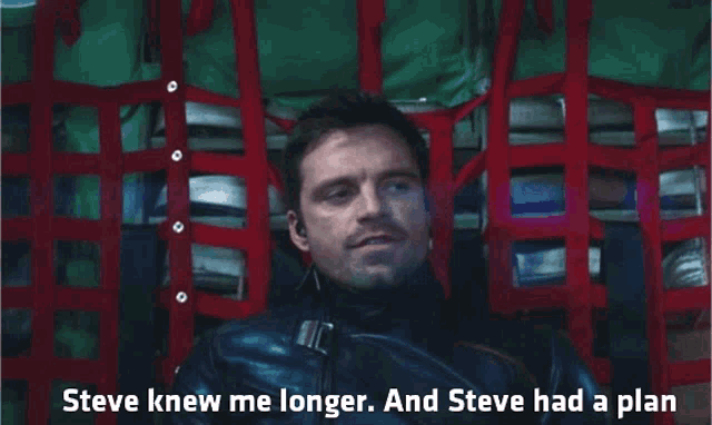 steve knew me longer and steve had a plan written on a picture of a man