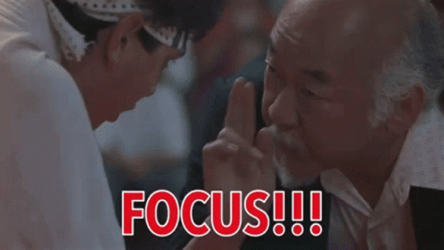 Focus Miyagi GIF - Focus Miyagi Karatekid GIFs