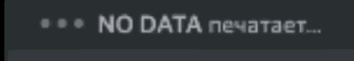 a black background with white text that says no data on it