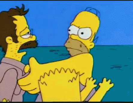 Simpsons Slap GIF - Simpsons Slap Bitch Slap GIFs