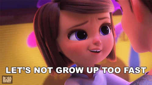 Lets Not Grow Up Too Fast Tabitha Templeton GIF - Lets Not Grow Up Too Fast Tabitha Templeton The Boss Baby Family Business GIFs