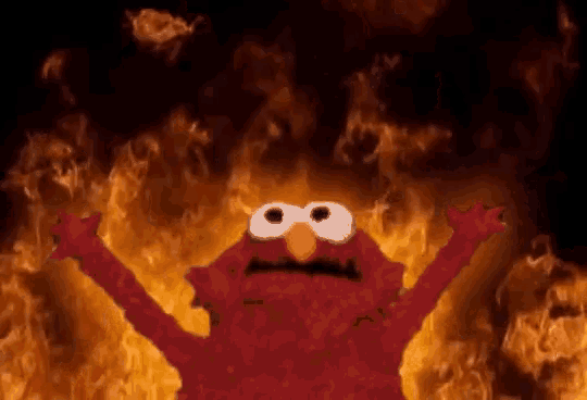 Hot Elmo GIF