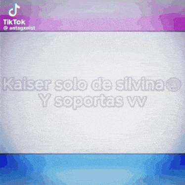 kaiser solo de silvina y soportas vv written on a white background