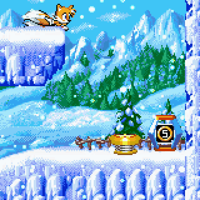 Sonic Advance Tails GIF - Sonic Advance Tails Snow GIFs