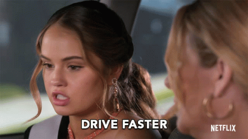 Drive Faster Hurry Up GIF