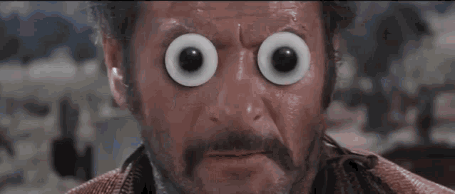 The Good The Bad And The Loonie Googly Eyes GIF - The Good The Bad And The Loonie Googly Eyes GIFs