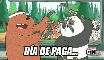 Pardo Y Panda Día De Paga GIF - Escandalosos Dia De Pago Dinero GIFs