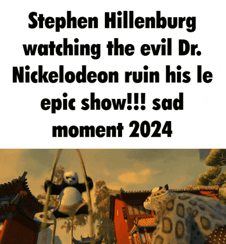 stephen hillenburg watches the evil dr. nickelodeon ruin his le epic show !!! sad moment 2024