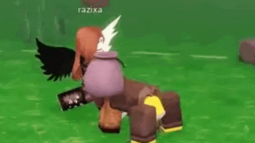a person is riding a horse in a video game while holding a book .