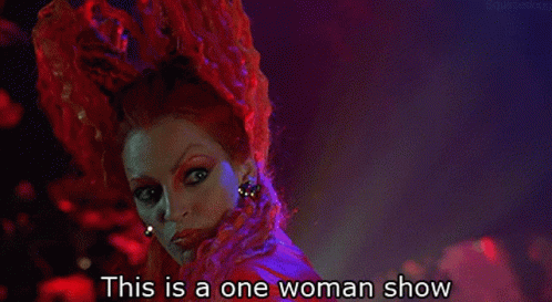 One Woman GIF - One Woman Show GIFs