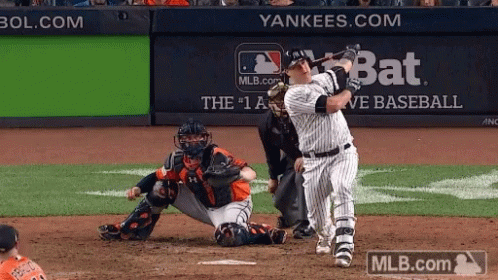 Gary Sanchez New York Yankees GIF - Gary Sanchez New York Yankees Hit GIFs