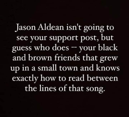Jason Aldean Not A Racist GIF - Jason Aldean Not A Racist Support Bipoc GIFs