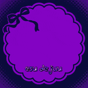 a picture of a girl with the name esu de juw on the bottom