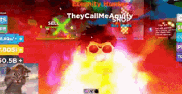 a screenshot of a video game with the words they call me agility