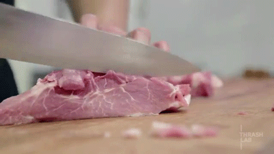 Meat GIF - Meat Butcher Knife GIFs
