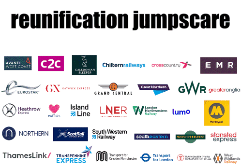 Reunification Jumpscare Privatisation Jumpscare GIF - Reunification Jumpscare Jumpscare Reunification GIFs