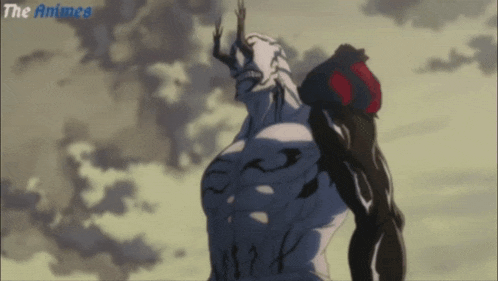 a cartoon drawing of a monster with the words the animes on the bottom