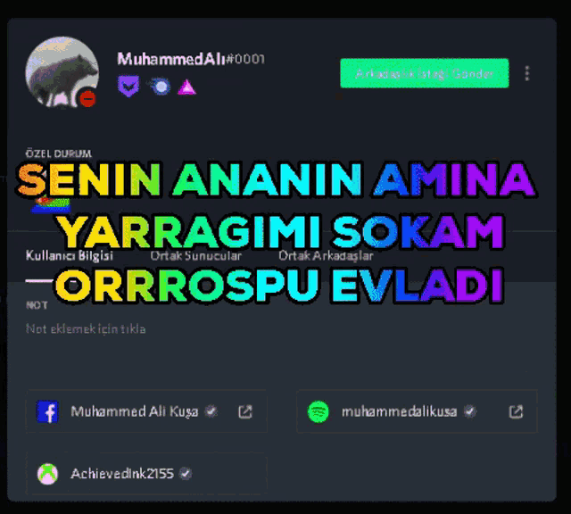 a screenshot of a facebook page with the name muhammad ali