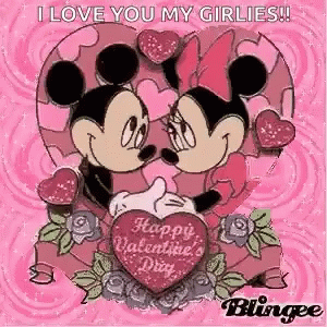 Mickey Minnie GIF - Mickey Minnie Happy Valentines Day GIFs