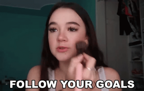 Follow Your Goals Fiona Frills GIF - Follow Your Goals Fiona Frills Fiona Frills Vlog GIFs