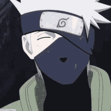 a close up of a person 's face with a mask on