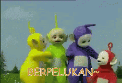 Berpelukan ~ GIF - Teletubbies Tinky Winky Dipsy GIFs