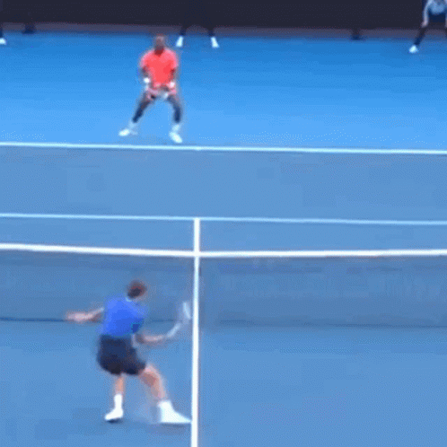 Daniil Medvedev Tennis GIF - Daniil Medvedev Tennis Volley Frances GIFs