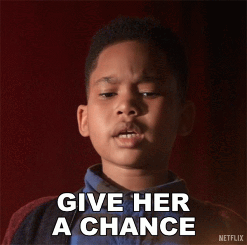 Give Her A Chance Dion Warren GIF - Give Her A Chance Dion Warren Raising Dion GIFs