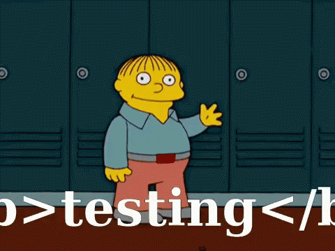 Testing Simpsons GIF - Testing Simpsons GIFs