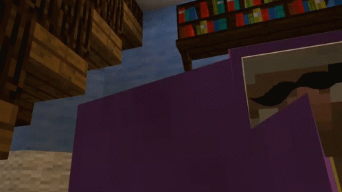 Minecraft Purple Sheep GIF - Minecraft Purple Sheep Video Game GIFs