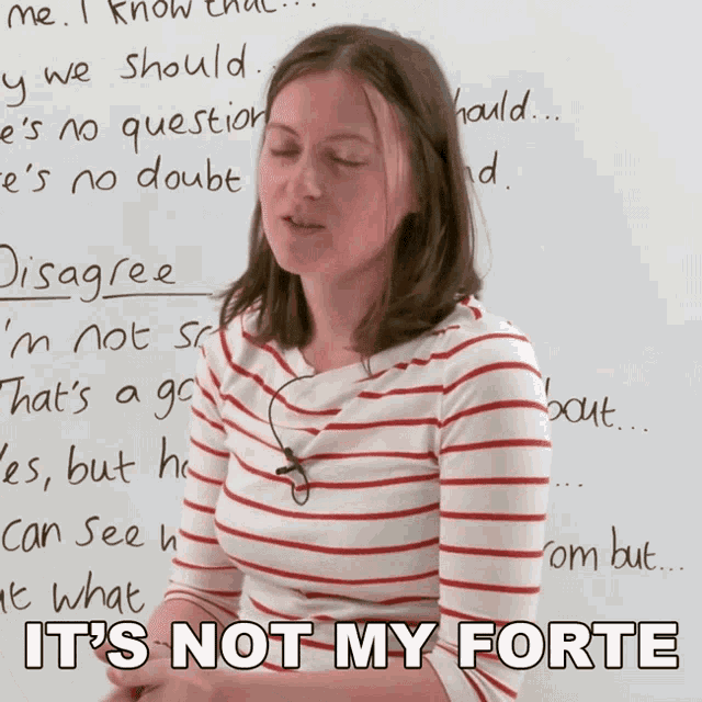Its Not My Forte Jade GIF - Its Not My Forte Jade Engvid GIFs