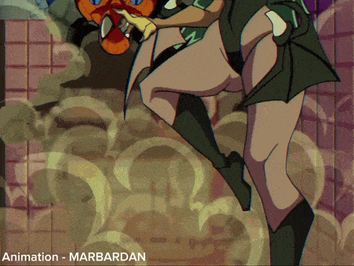 a cartoon of a woman with the name marbardan below her