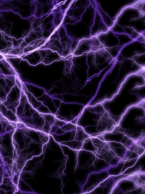 purple lightning on a black background that looks like a marble