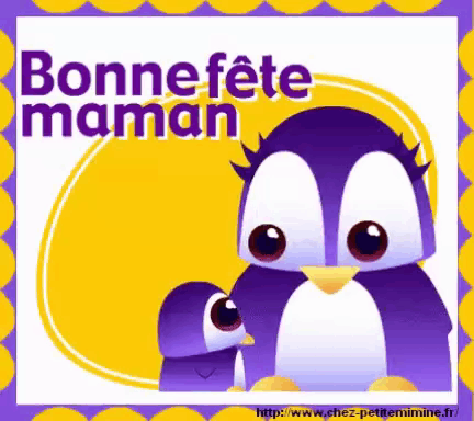 Love You Mama Momo GIF - Love You Mama Momo Penguin GIFs