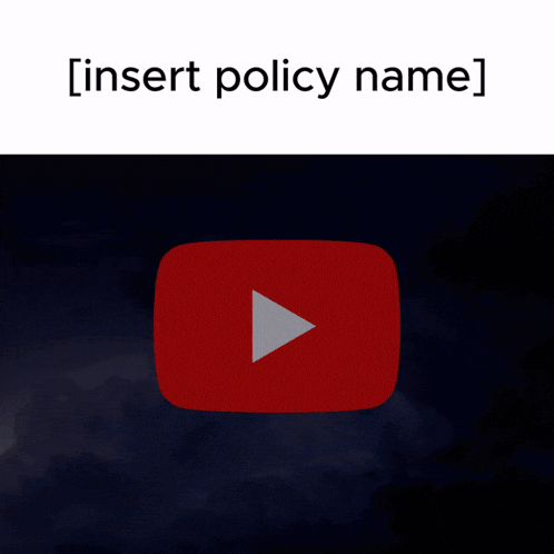 a youtube icon with a lightning strike in the background