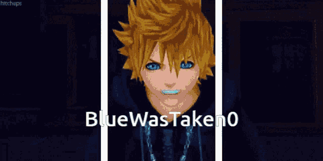a screenshot of a video game with the words bluewastaken0 on the bottom