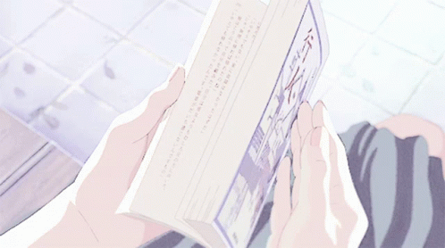 Anime Book GIF - Anime Book Reading GIFs