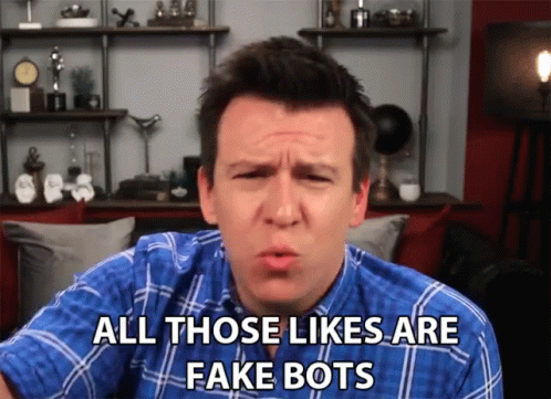 All Those Likes Are Fake Bots Fake Likes GIF - All Those Likes Are Fake Bots Fake Likes Upset GIFs