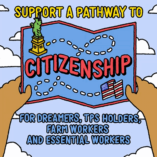 Support A Pathway To Citizenship For Dreamers GIF - Support A Pathway To Citizenship For Dreamers Tps Holders GIFs